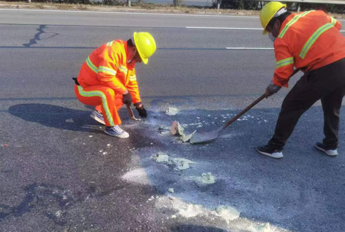 襄州公路下沉注浆加固